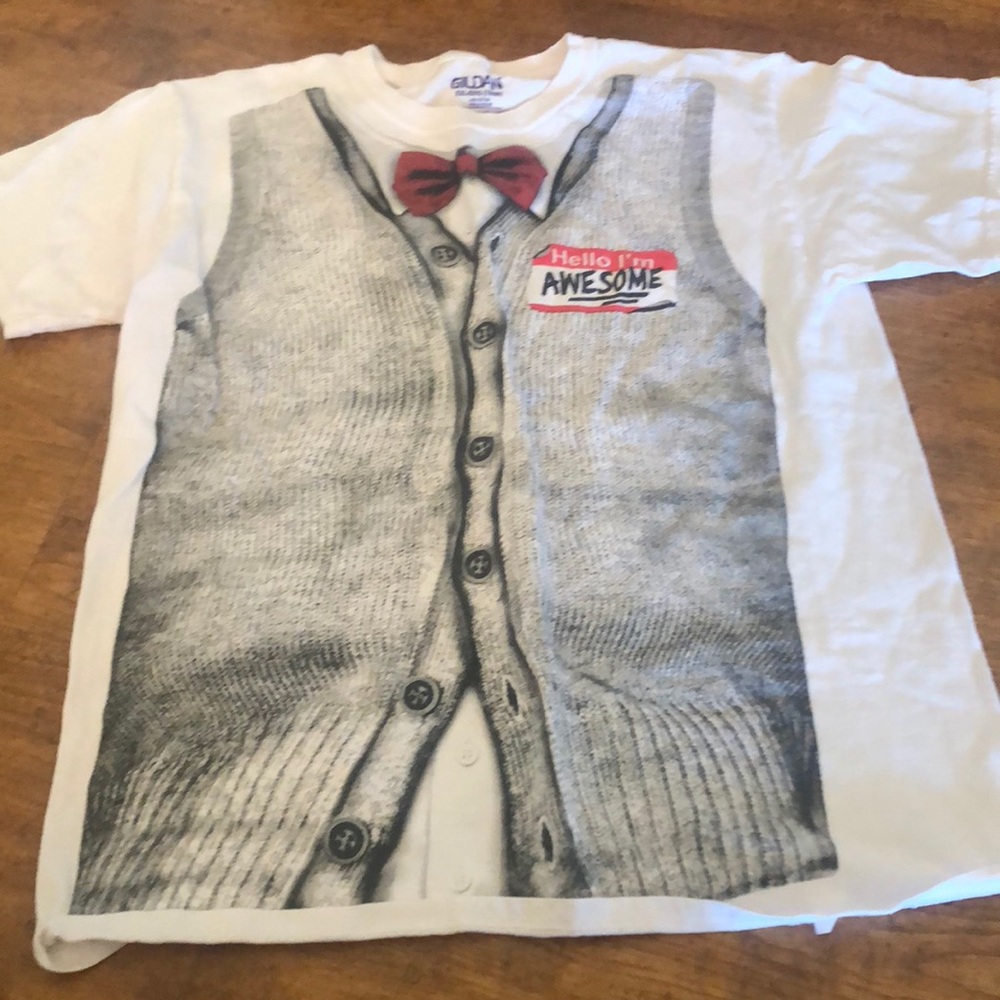 Funny sweater vest tee shirt